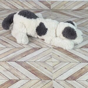 Jellycat LITTLE DASHING Dog 12" Plush Puppy Gray White Stuffed Animal Retired